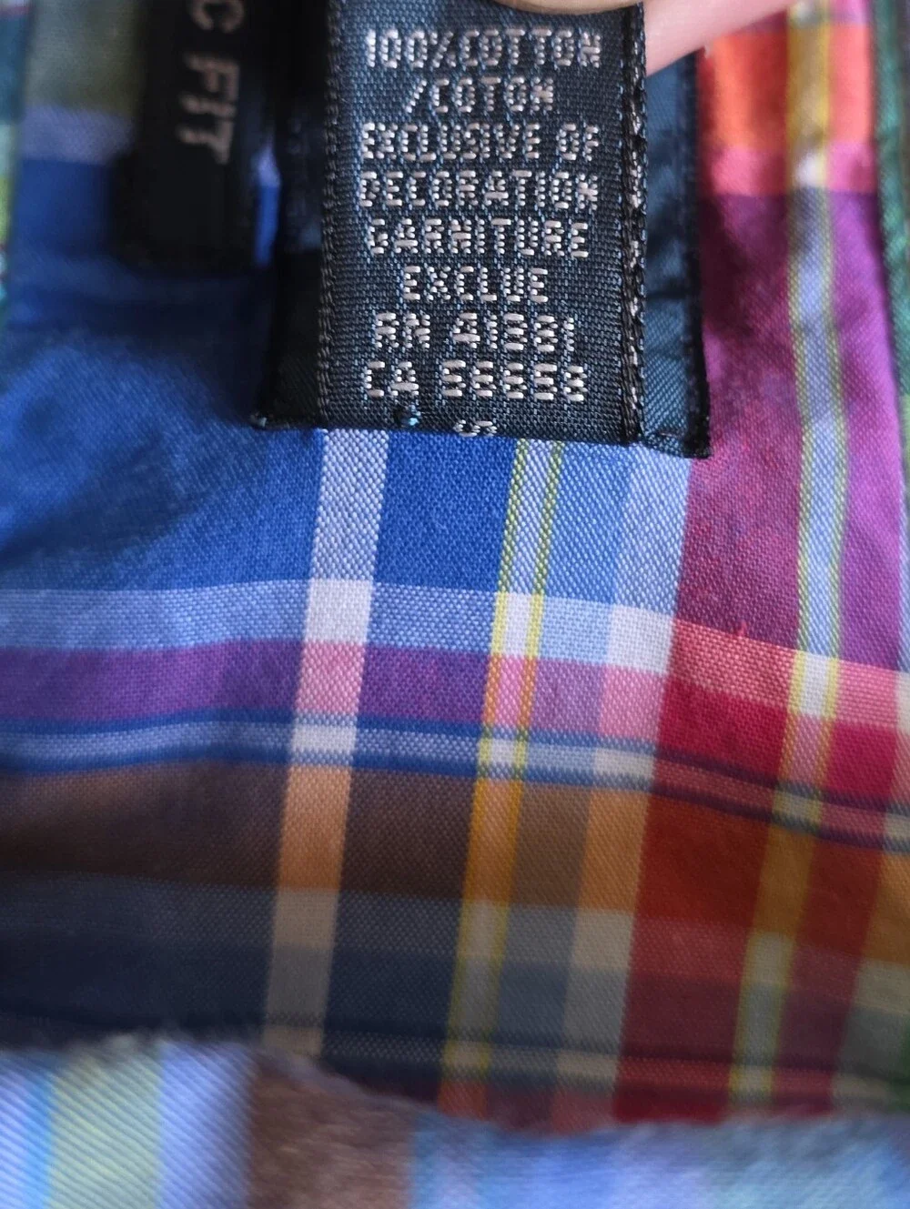 Polo Ralph Lauren - Classic Fit Multicolor Plaid Shirt - L - Multicolor